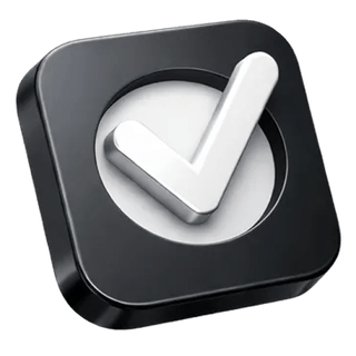 3D approval checkmark icon on the Quartz Vaultmarc about page